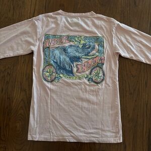 Ivory Ella Light Pink Long Sleeve T-Shirt